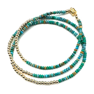 Triple Wrap Bracelet - Afghan Turquoise