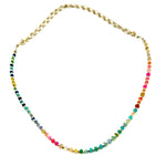 Rainbow Opal Necklace -16-26”