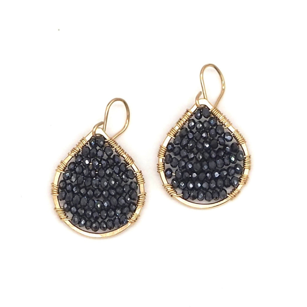 Gold Teardrop Earrings, Small