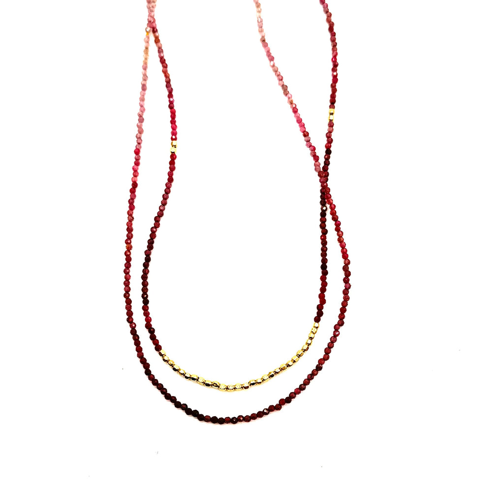 Ombre Spinel Necklace - 16.75"