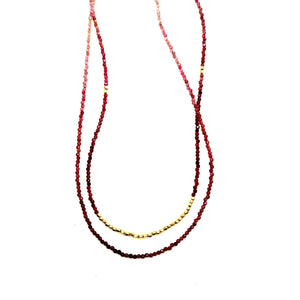 Ombre Spinel Necklace - 16.75"