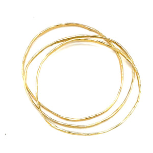 Gold Stacking Bangles