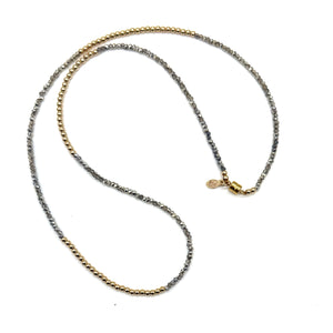 Triple Wrap Bracelet - Silver Shimmer