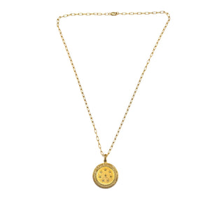 Gold + Diamonds  Milky Way Pendant