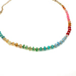 Rainbow Opal Necklace w/Chain - 16"-18"