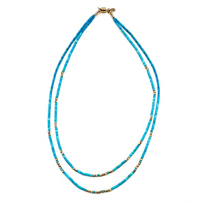 Double Strand Turquoise Necklace