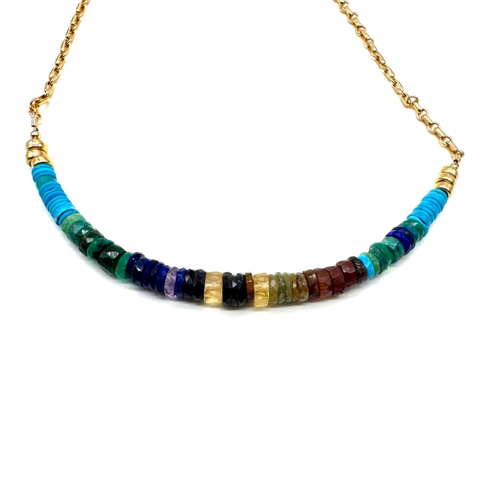 Vibrant Blue Earth Turquoise Necklace