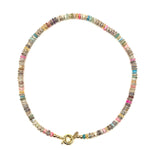 Capri Candy Necklace - Multi Stone w/ Sailor Clasp 17.5”
