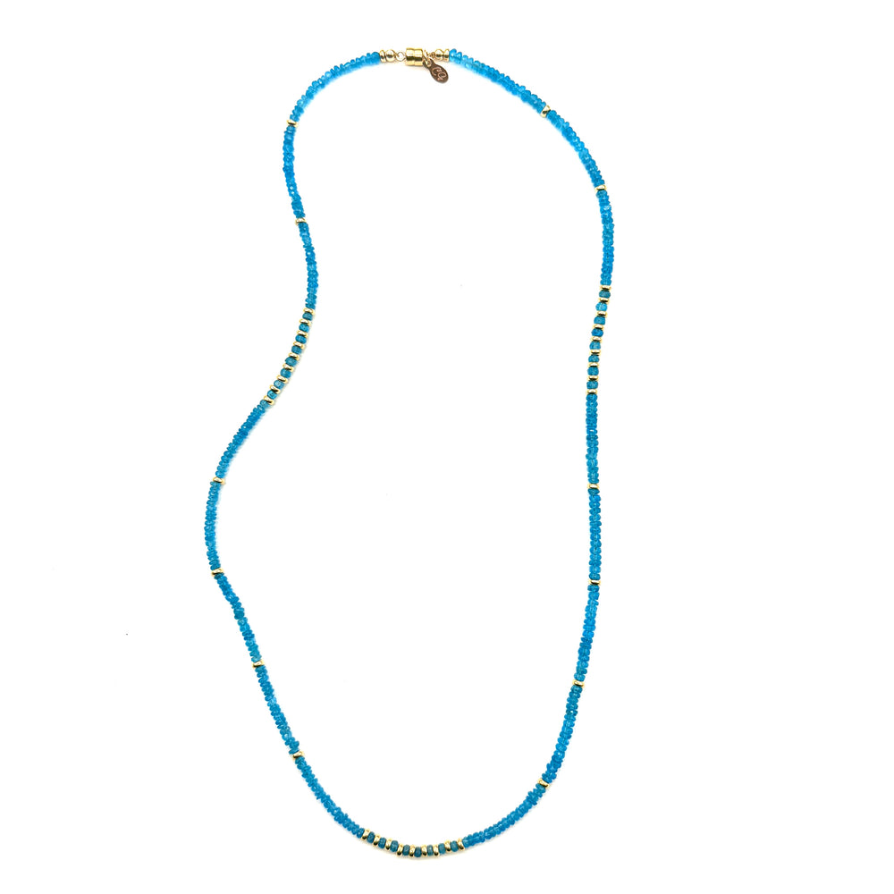 Triple Wrap Bracelet - Apatite