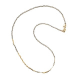 Silver + Gold Layering Necklace - 16"