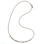 Gold Vermeil + Micro-Crystals Necklace - 18"