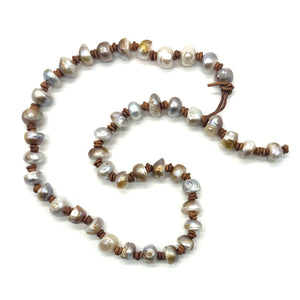 Freshwater Pearl Necklace - 21"