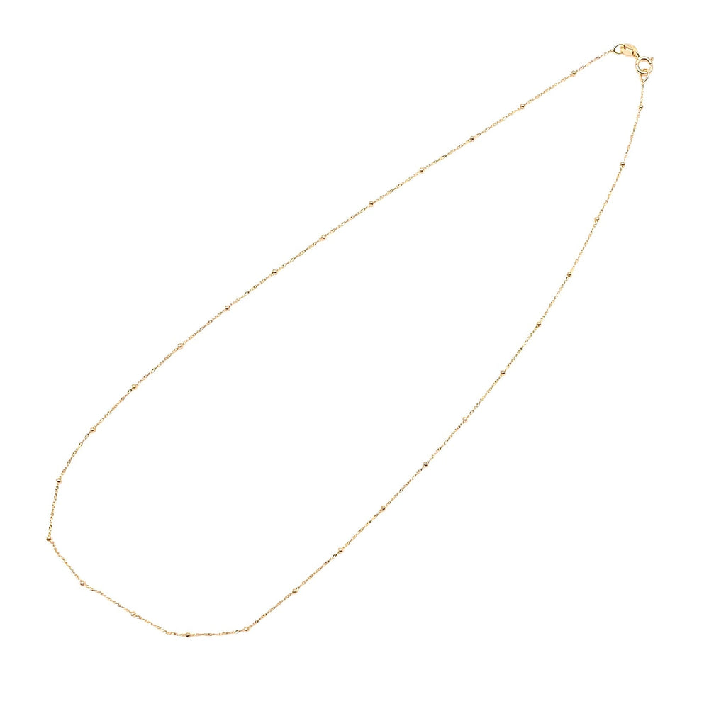 14K Gold Satellite Chain Necklace - 20"