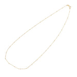 14K Gold Satellite Chain Necklace - 20 inches