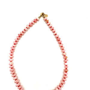 Peruvian Pink Opal Necklace - 18”