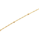 14K Gold Satellite Chain Necklace - 18"