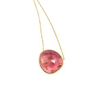 14K Tourmaline Pendant Necklace