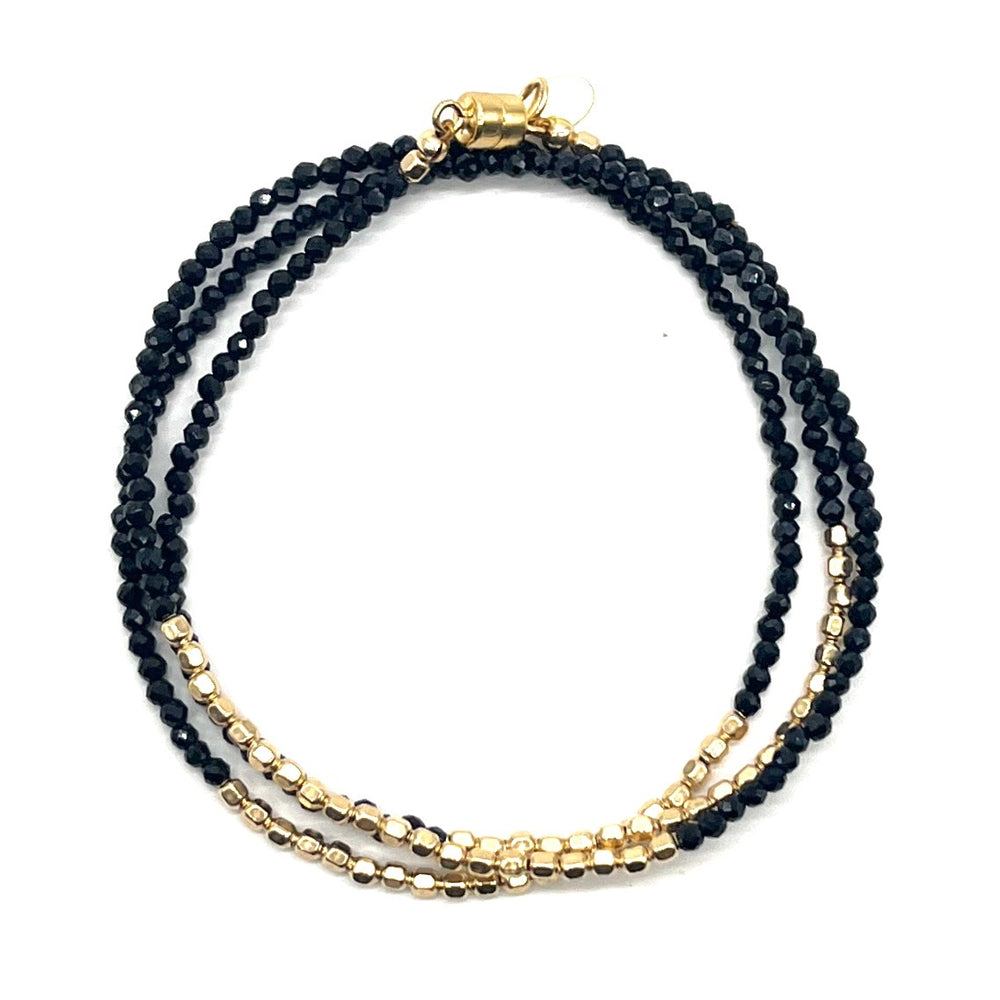 Triple Wrap Bracelet - Midnight