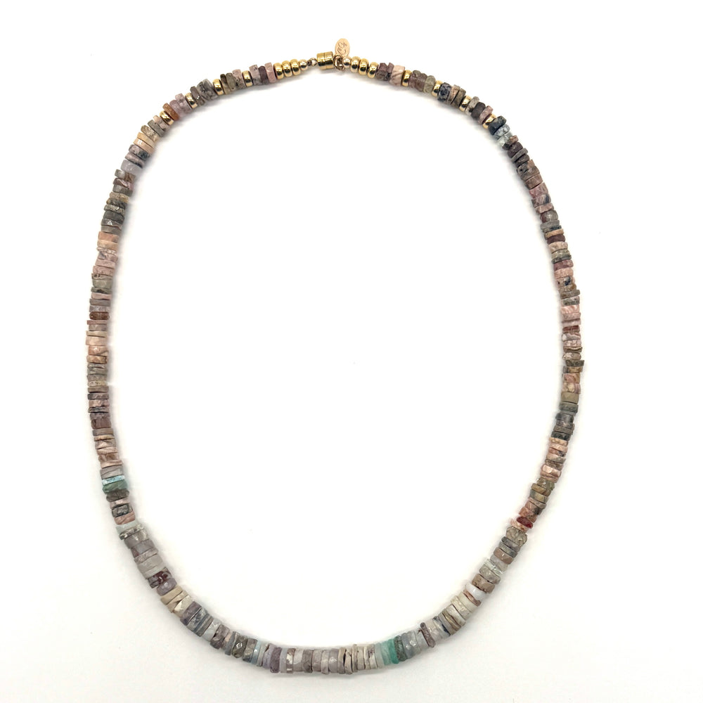 Australian Opal Heishi Necklace - 18.5"