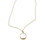 Gold Freshwater Pearl Pendant