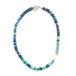 Rainforest with Gold Toggle Necklace - 16"