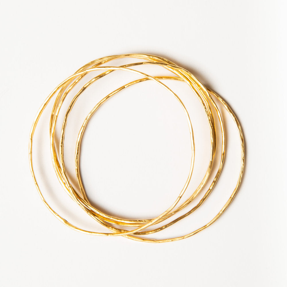 Gold Stacking Bangles