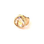 Golden Quartz Cuff Ring